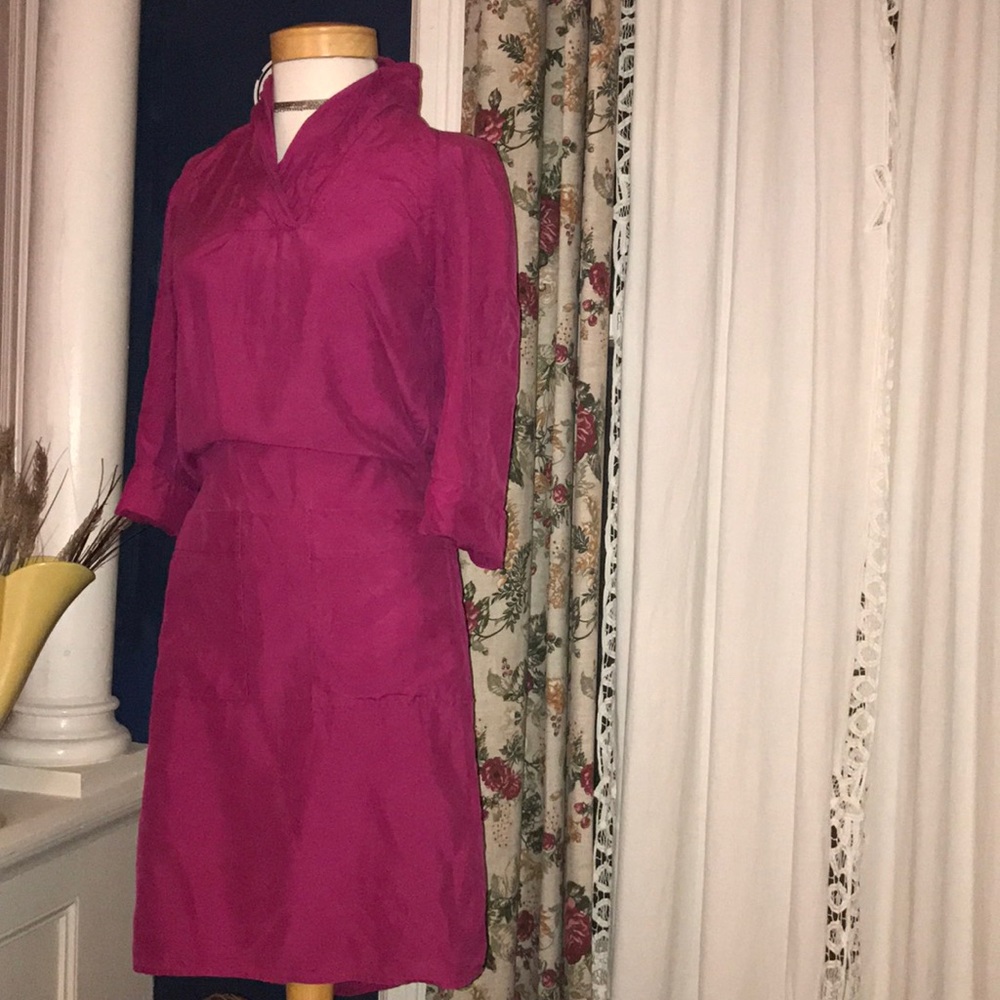 Jerry Regenbogen Vintage Heavyweight Silk Dress